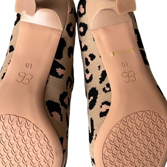 Cosy Island Animal Print "Minimalist" Sock Ankle Boots Size 10 NWT Includes Box - Picture 4 of 11